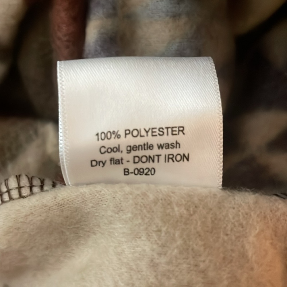 Aztec Western Pattern Fleece Pullover - image 3